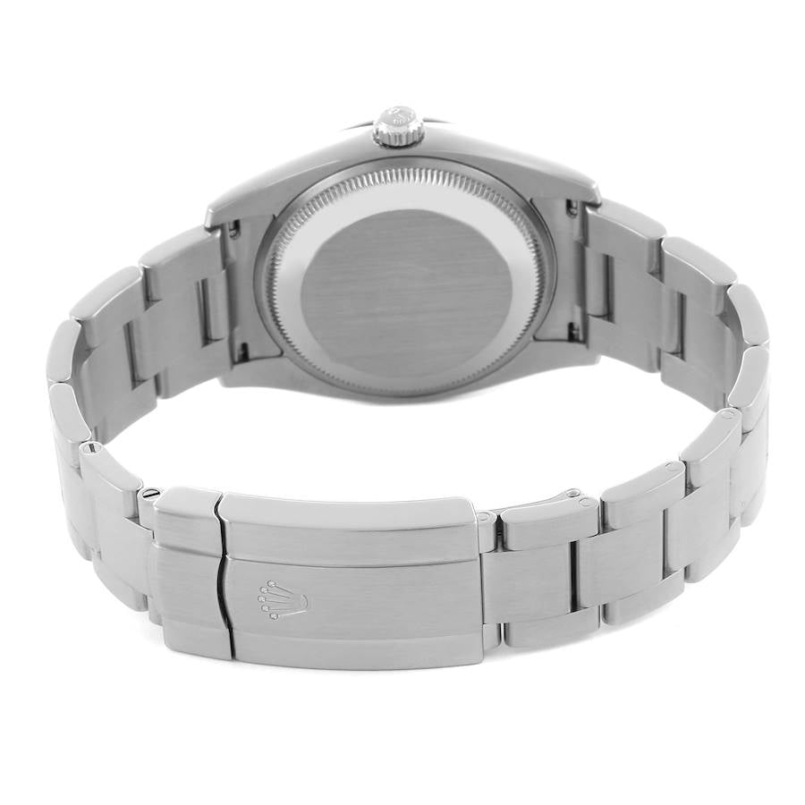 Rolex Air King 34 Silver Dial Steel Mens Watch 114200 34mm