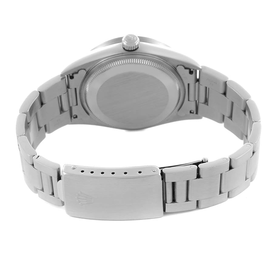 Rolex Air King 34 White Roman Dial Steel Mens Watch 14010 34mm