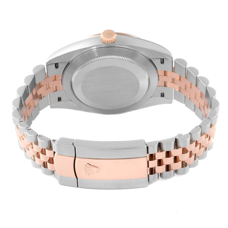 Rolex Datejust 41 Steel Everose Gold Sundust Dial Mens Watch 126331 41mm