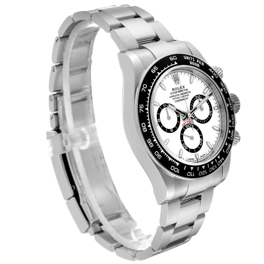 Rolex Daytona Ceramic Bezel White Panda Dial Steel Mens Watch 126500LN (Panda) 40mm