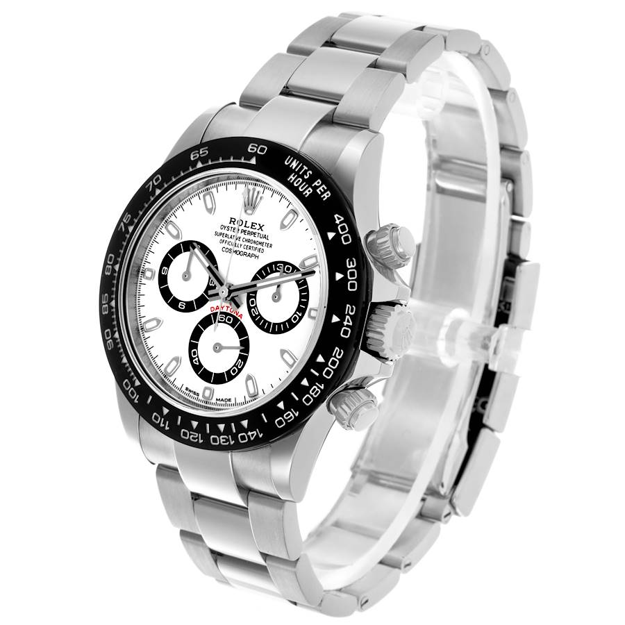 Rolex Cosmograph Daytona Ceramic Bezel White Panda Dial Steel Watch 116500LN (Panda) 40mm