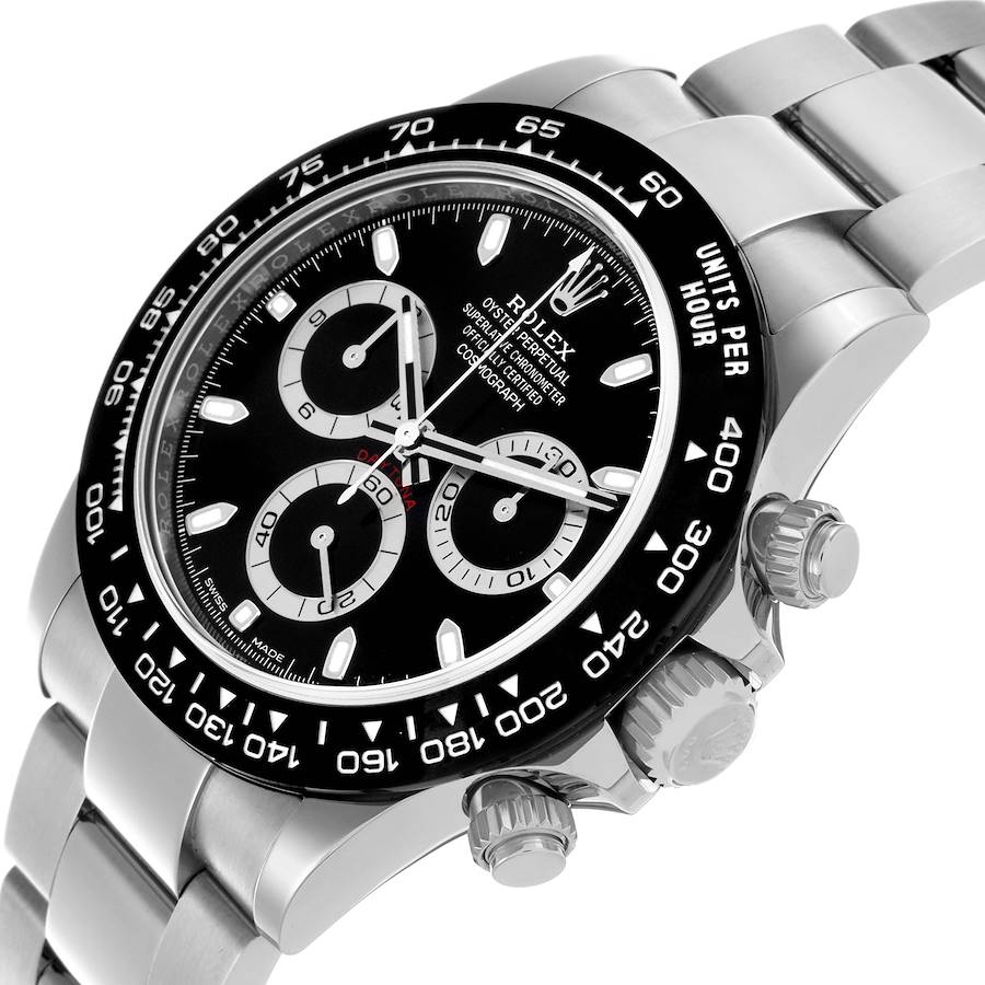 Rolex Daytona Chronograph Black Dial Steel Mens Watch 116500LN 40mm