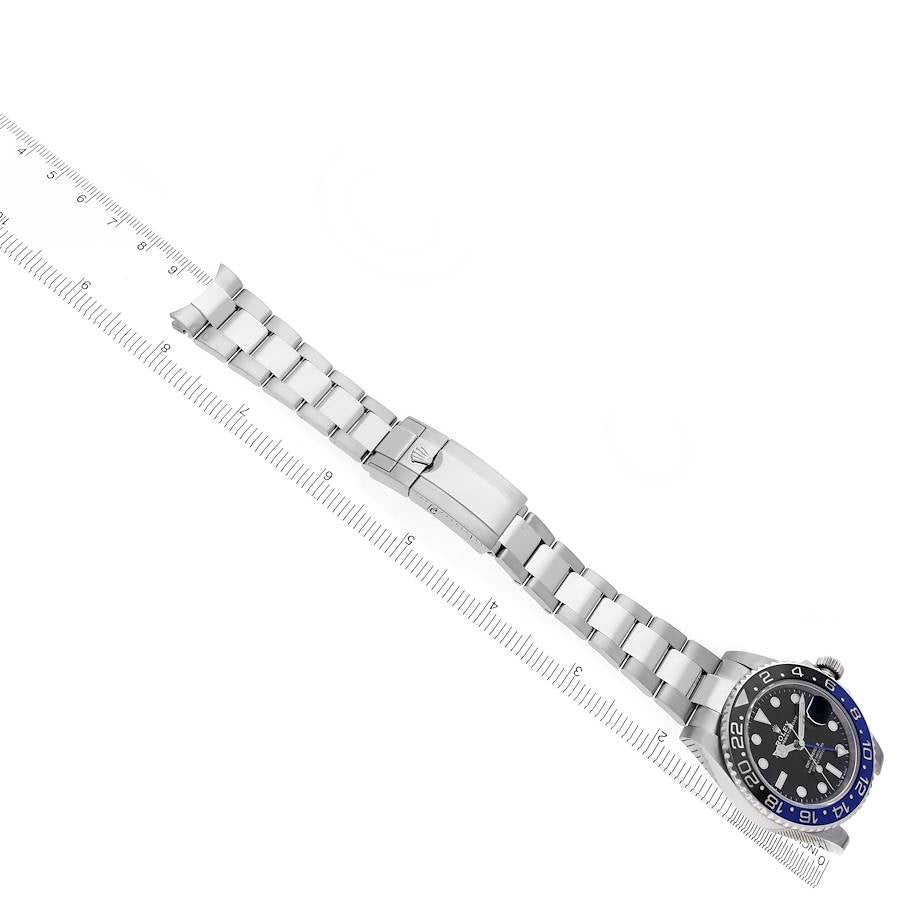 Rolex GMT Master II Black Blue Batman Bezel Steel Mens Watch 126710BLNR (Batman) 40mm