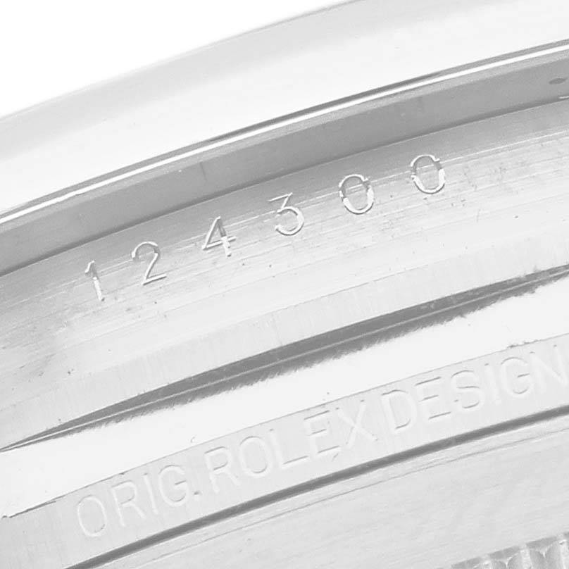 Rolex Oyster Perpetual 41 Silver Dial Steel Mens Watch 124300 41mm