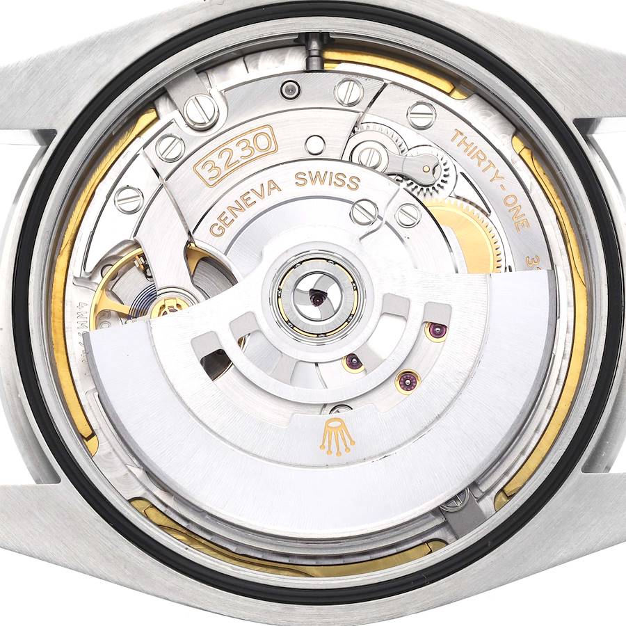 Rolex Oyster Perpetual 41 Yellow Dial Steel Mens Watch 124300 41mm