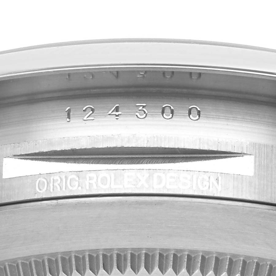 Rolex Oyster Perpetual 41 Blue Dial Steel Mens Watch 124300 41mm