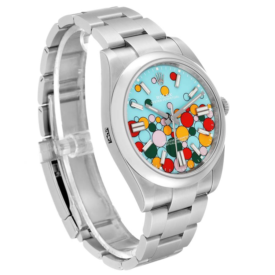 Rolex Oyster Perpetual 41 Celebration Dial Steel Mens Watch 124300 41mm