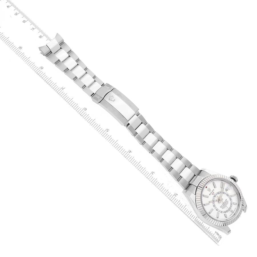 Rolex Sky-Dweller Steel White Gold Mens Watch 336934 42mm