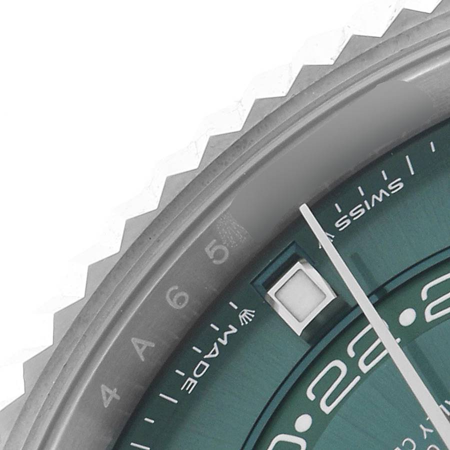 Rolex Sky-Dweller Steel White Gold Mint Green Dial Mens Watch 336934 42mm
