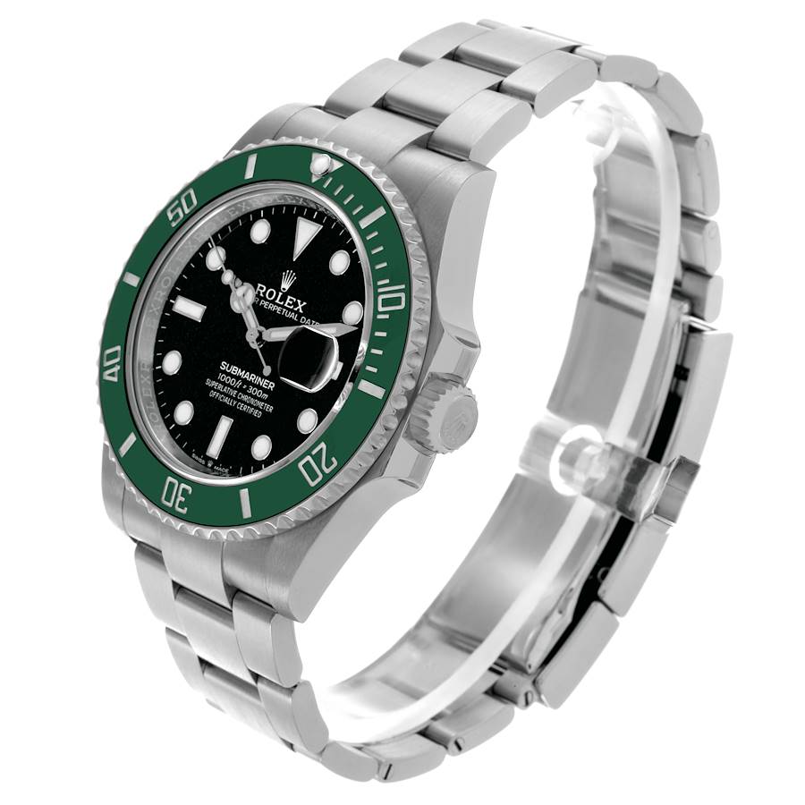 Rolex Submariner Green Bezel Steel Mens Watch 126610LV (Starbucks) 41mm