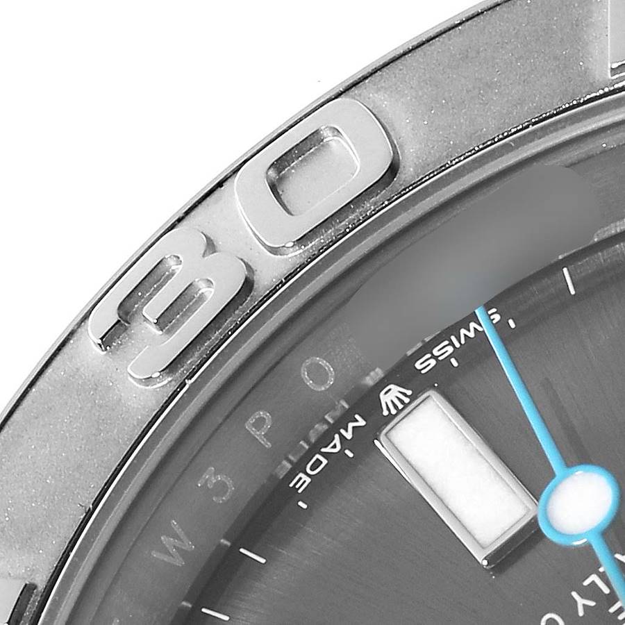 Rolex Yachtmaster Steel Platinum Bezel Rhodium Dial Mens Watch 126622 40mm