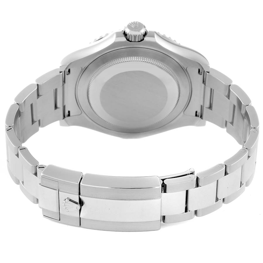 Rolex Yachtmaster Steel Platinum Bezel Rhodium Dial Mens Watch 126622 40mm