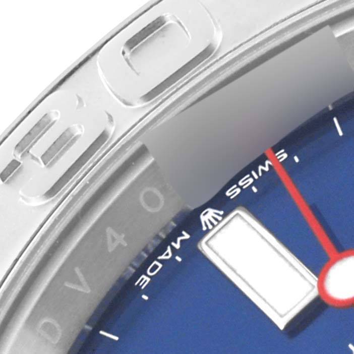 Rolex Yachtmaster Steel Platinum Blue Dial Mens Watch 126622 40mm