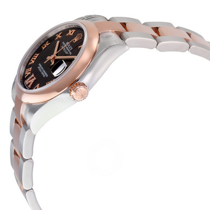 Rolex Datejust Lady 31 Chocolate Dial Stainless Steel and 18K Everose Gold Oyster Bracelet Automatic Watch 178241CHRDO