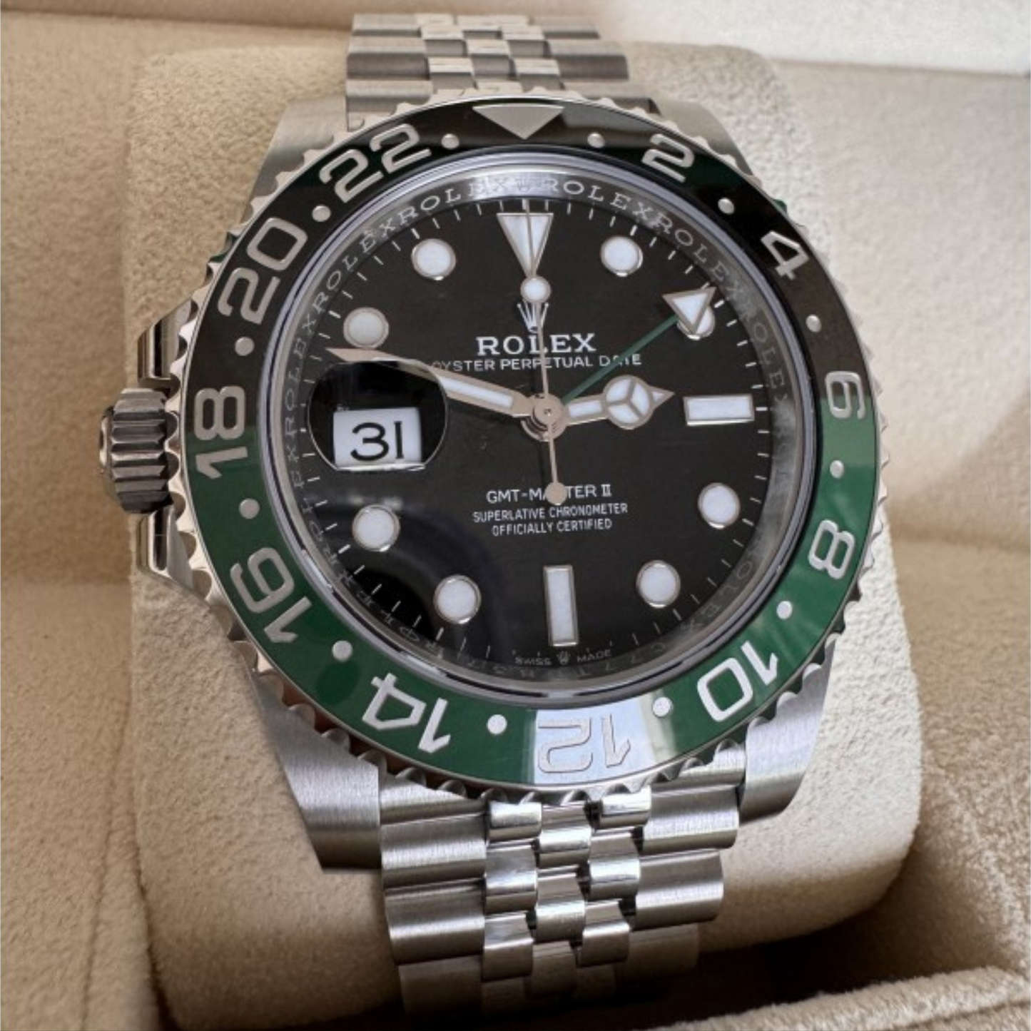 Rolex GMT Master II Sprite Steel Mens Watch 126720VTNR (Sprite) 40mm