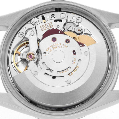 Rolex Air King 34 Silver Dial Smooth Bezel Steel Mens Watch 14000 34mm