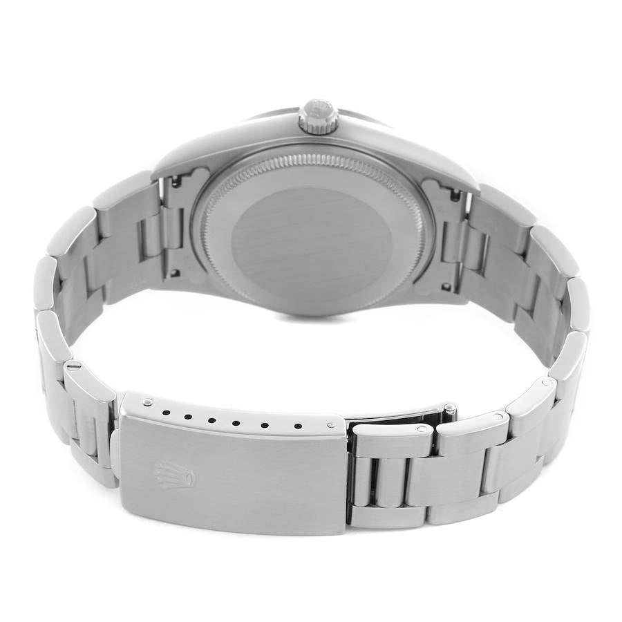 Rolex Air King 34 Silver Dial Smooth Bezel Steel Mens Watch 14000 34mm