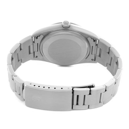 Rolex Air King 34 Silver Dial Smooth Bezel Steel Mens Watch 14000 34mm