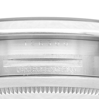 Rolex Datejust 41 Green Dial Steel Mens Watch 126300 41mm