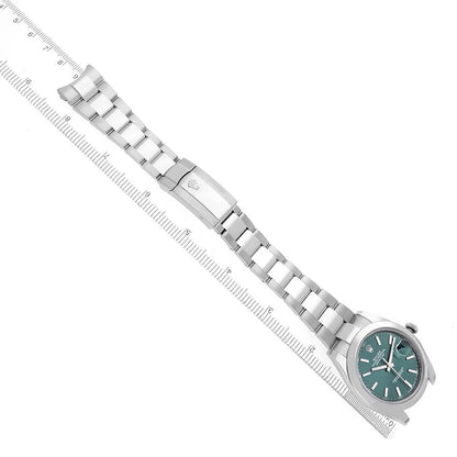 Rolex Datejust 41 Green Dial Steel Mens Watch 126300 41mm