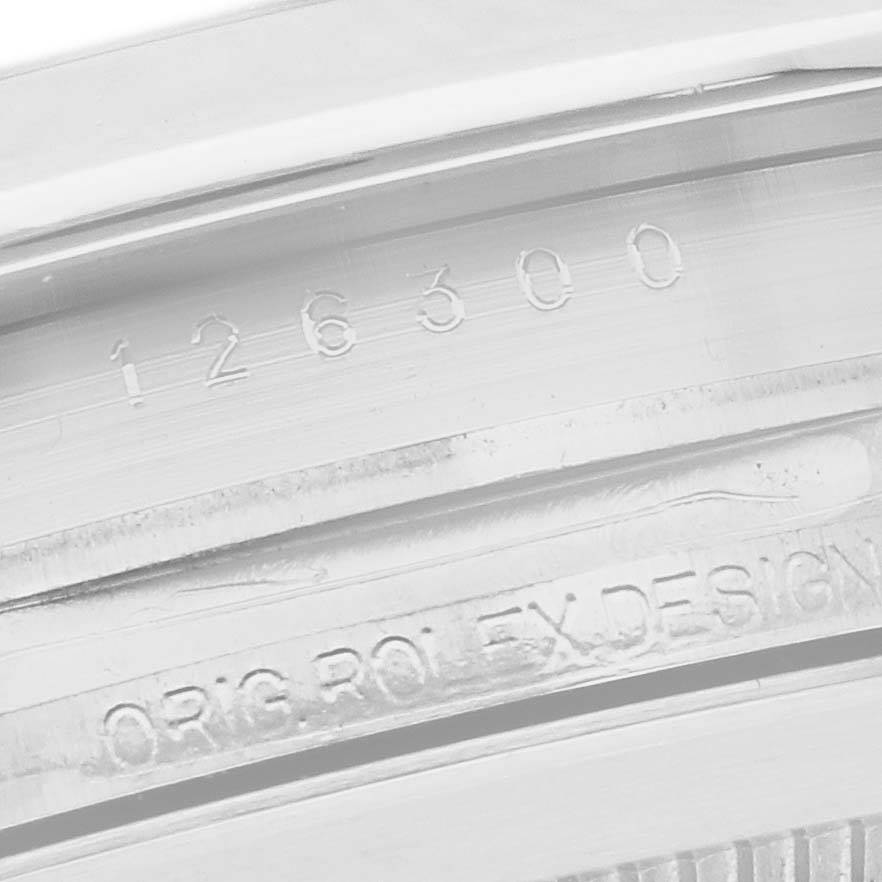 Rolex Datejust 41 Silver Dial Steel Mens Watch 126300 41mm