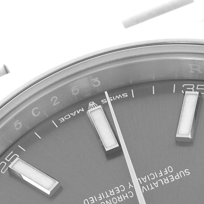 Rolex Datejust 41 Slate Dial Steel Mens Watch 126300 41mm