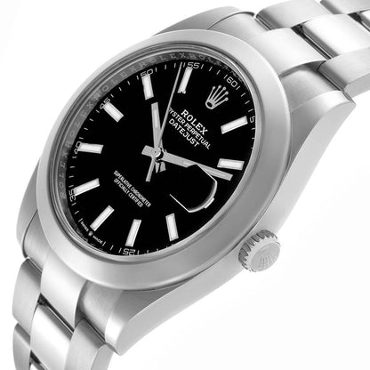 Rolex Datejust 41 Smooth Bezel Steel Mens Watch 126300 41mm