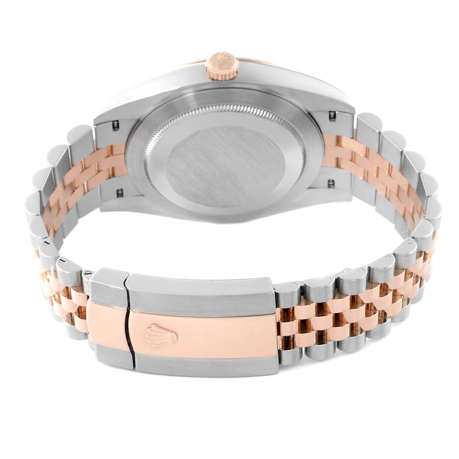 Rolex Datejust 41 Steel Rose Gold Chocolate Dial Mens Watch 126331 41mm