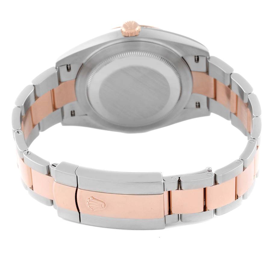 Rolex Datejust 41 Steel Rose Gold Sundust Diamond Mens Watch 126331 41mm