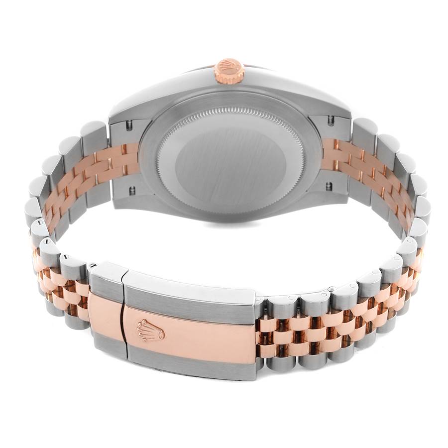 Rolex Datejust 41 Steel Rose Gold Wimbledon Dial Mens Watch 126331 41mm