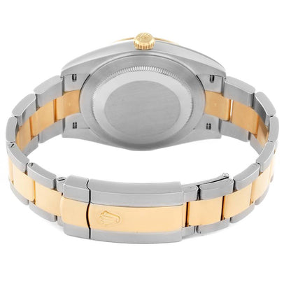 Rolex Datejust 41 Steel Yellow Gold Domed Bezel Mens Watch 126303 41mm