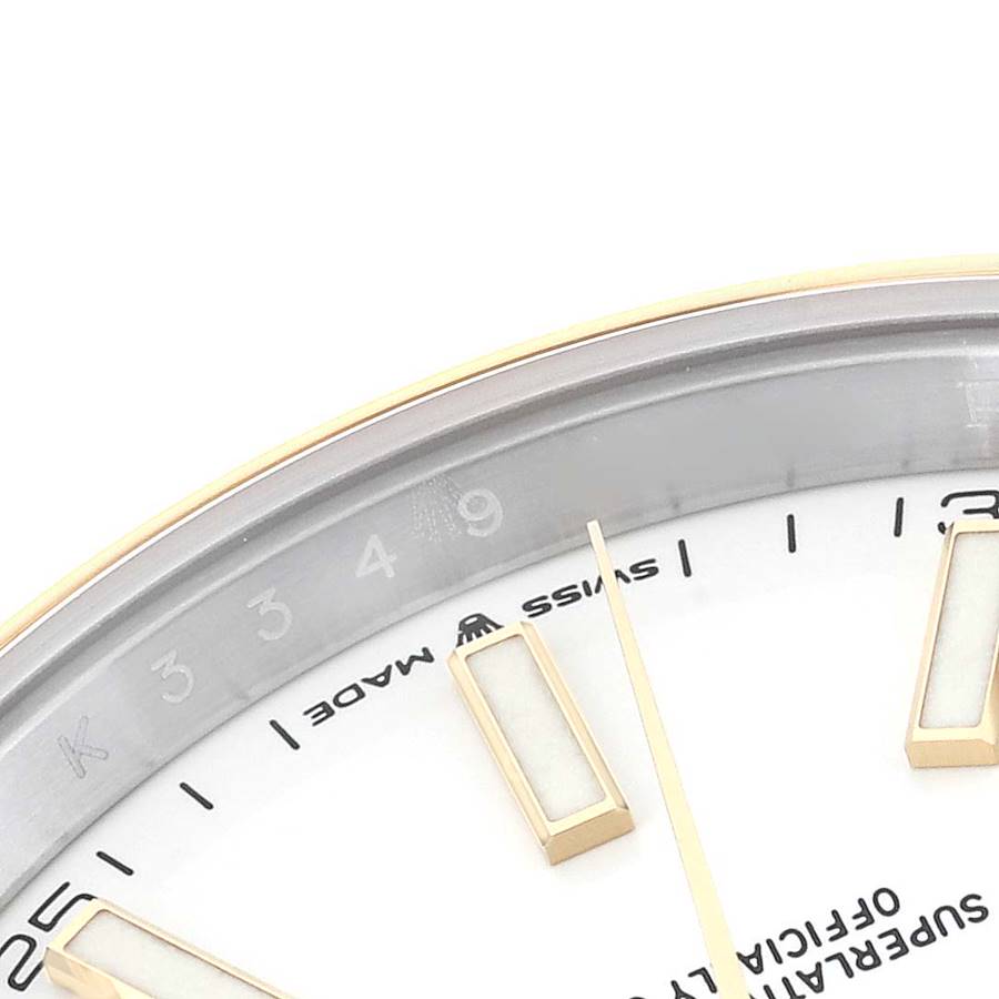 Rolex Datejust 41 Steel Yellow Gold Domed Bezel Mens Watch 126303 41mm