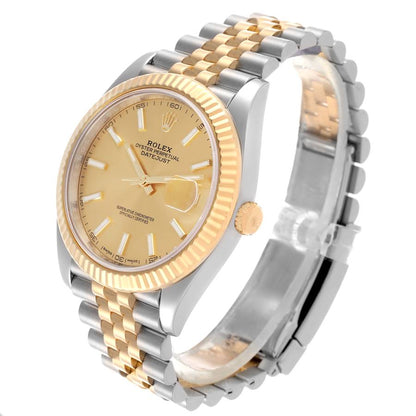 Rolex Datejust 41 Steel Yellow Gold Mens Watch 126333 41mm