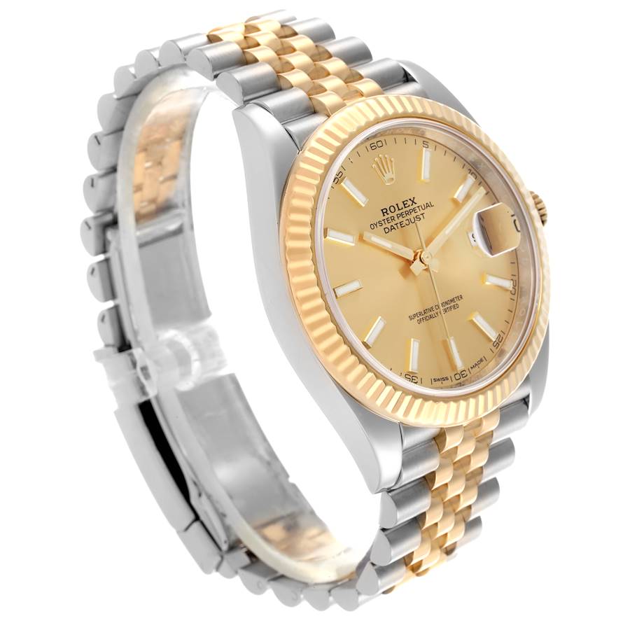 Rolex Datejust 41 Steel Yellow Gold Mens Watch 126333 41mm