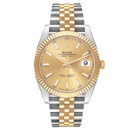 Rolex Datejust 41 Steel Yellow Gold Mens Watch 126333 41mm