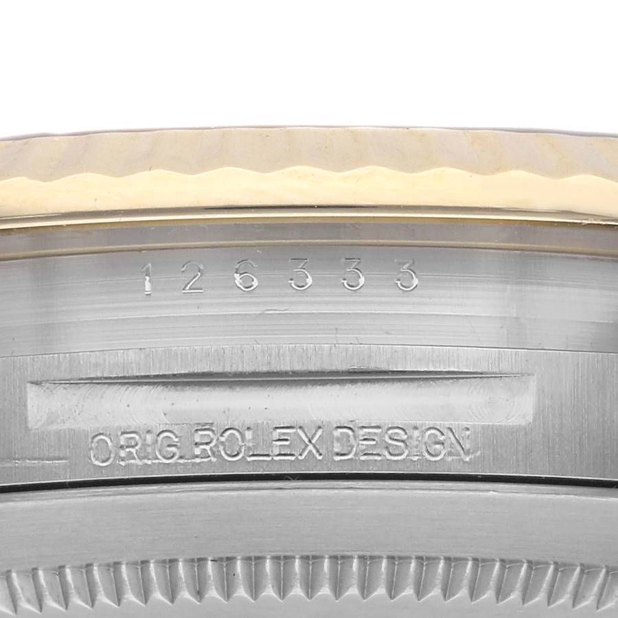 Rolex Datejust 41 Steel Yellow Gold Mens Watch 126333 41mm