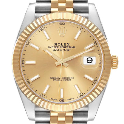 Rolex Datejust 41 Steel Yellow Gold Mens Watch 126333 41mm