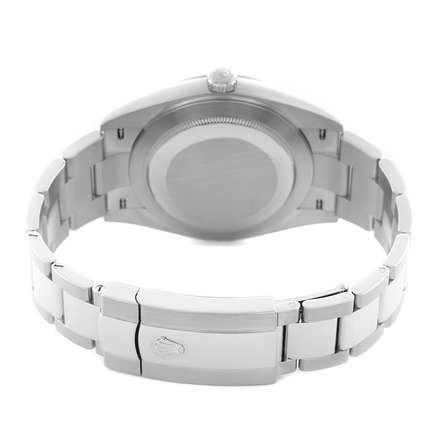 Rolex Datejust 41 Wimbledon Dial Steel Mens Watch 126300 41mm