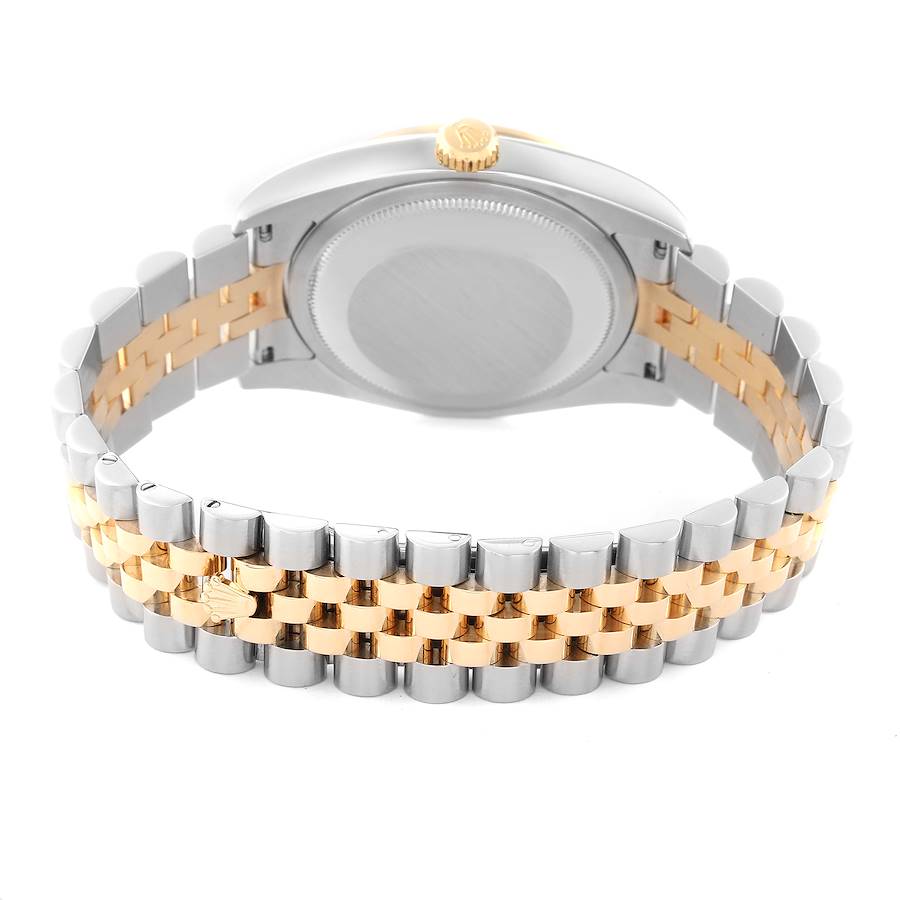 Rolex Datejust Champagne Dial Steel Yellow Gold Diamond Men's Watch 116243 36mm