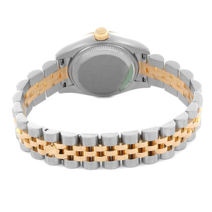 Rolex Datejust 26 Diamond Dial Steel Yellow Gold Ladies Watch 179173 26mm
