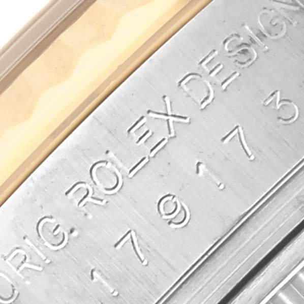 Rolex Datejust 26 Diamond Dial Steel Yellow Gold Ladies Watch 179173 26mm