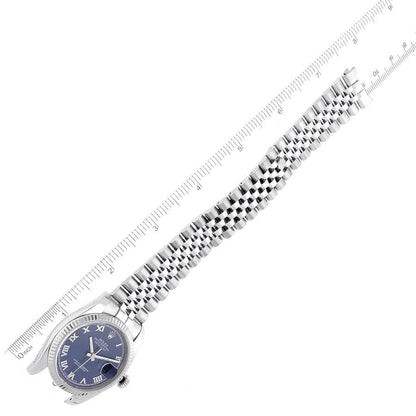 Rolex Datejust 36 Steel White Gold Blue Dial Mens Watch 116234 36mm