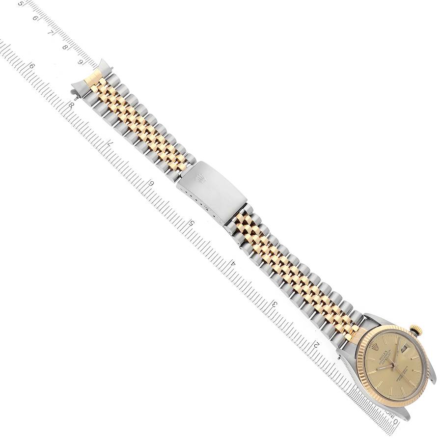 Rolex Datejust Steel Yellow Gold Vintage Mens Watch 16013 36mm
