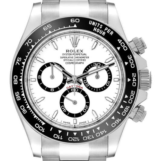 Rolex Daytona Ceramic Bezel White Panda Dial Steel Mens Watch 126500LN (Panda) 40mm