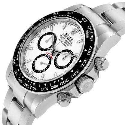 Rolex Daytona Ceramic Bezel White Panda Dial Steel Mens Watch 126500LN (Panda) 40mm