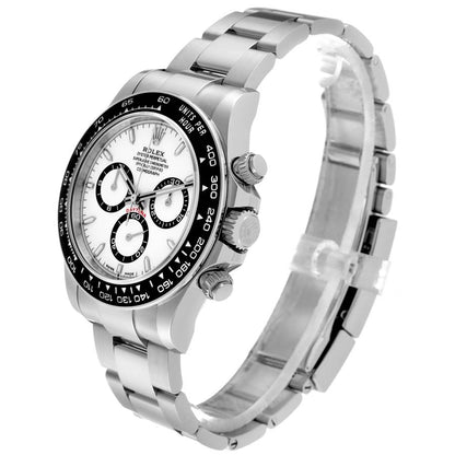 Rolex Daytona Ceramic Bezel White Panda Dial Steel Mens Watch 126500LN (Panda) 40mm