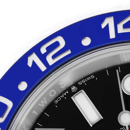 Rolex GMT Master II Black Blue Batman Bezel Steel Mens Watch 126710BLNR (Batman) 40mm
