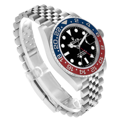 Rolex GMT Master II Blue Red Pepsi Bezel Steel Mens Watch 126710BLRO (Pepsi) 40mm