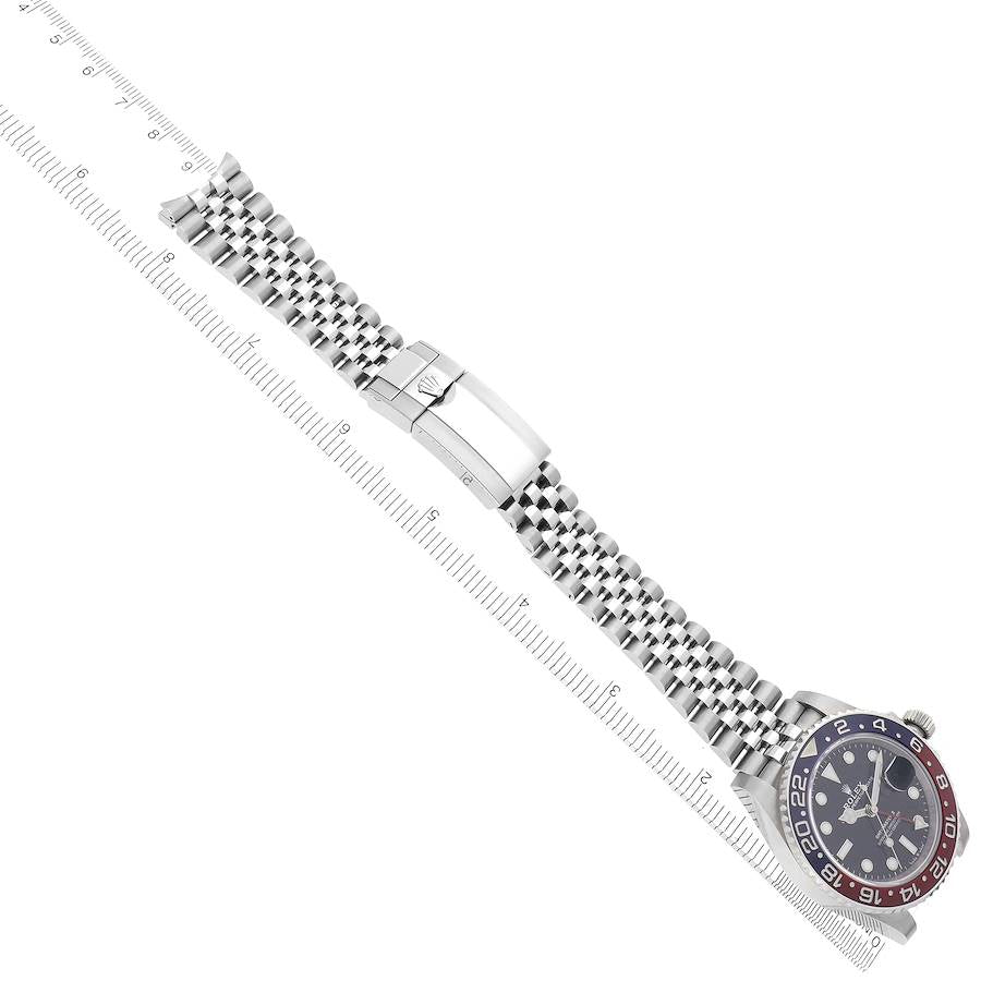Rolex GMT Master II Blue Red Pepsi Bezel Steel Mens Watch 126710BLRO (Pepsi) 40mm