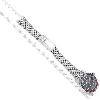 Rolex GMT Master II Blue Red Pepsi Bezel Steel Mens Watch 126710BLRO (Pepsi) 40mm